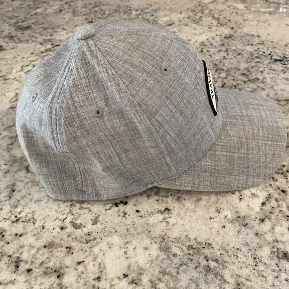TravisMathew Gray Cap with Wave Patch - Picture 3 of 5